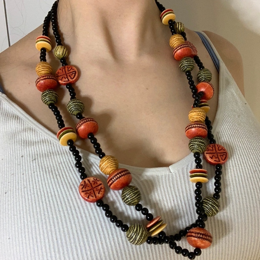 Big Statement Beaded Necklace